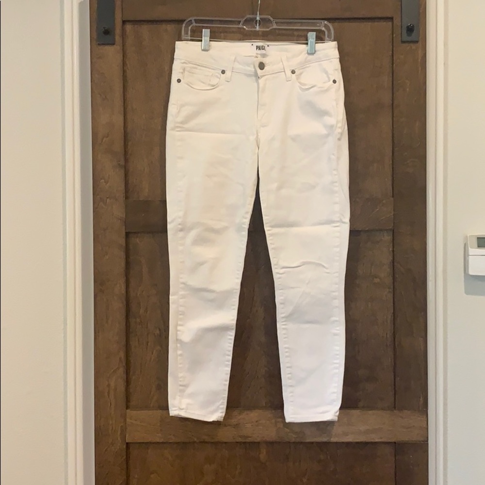 White skinny jeans